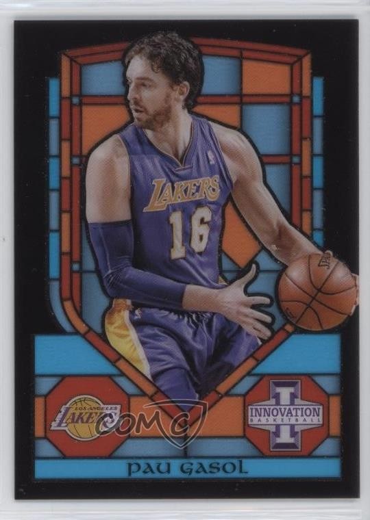 2013-14 Panini Innovation Stained Glass Light Blue Pau Gasol #39 HOF