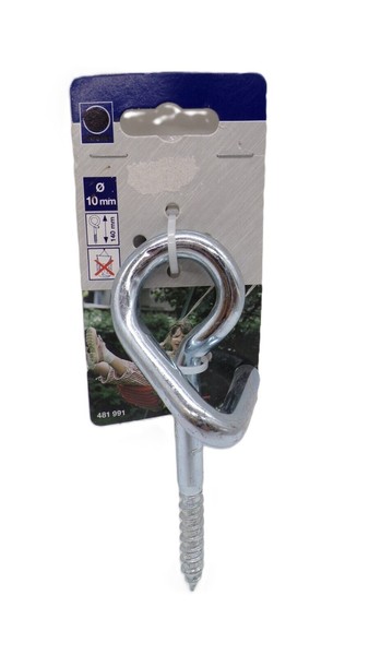 Lux Schaukelhaken M10 140 Mm Holzgewindeschraube Sicherheitsschaukelhaken-image