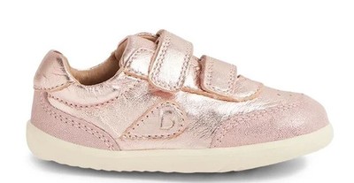 BOBUX Step Up Kleinkind Mädchen Champ Rosegold Leder Turnschuhe