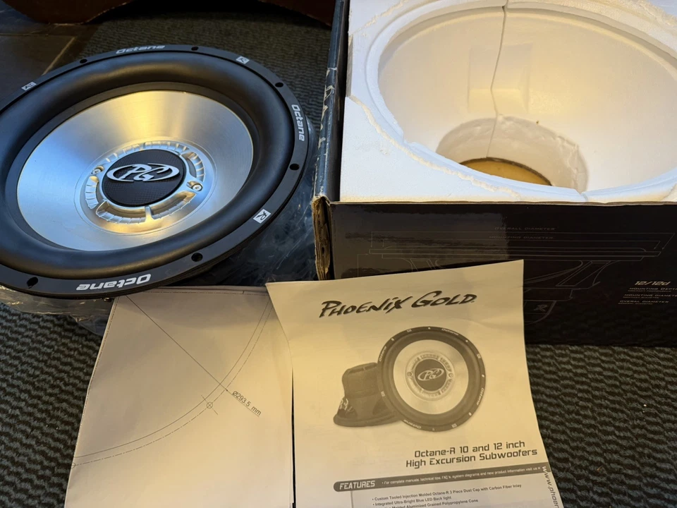 Phoenix Gold Octane-R 12 4 Ohm Car Subwoofer - Image 3 of 4