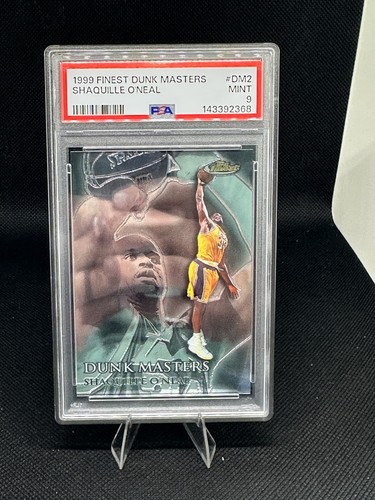1999-00 Topps Finest - Dunk Masters Shaquille O'Neal #DM2 /750 PSA 9