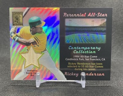 2003 Topps tribute perennial all star contemporary collection Rickey Henderson