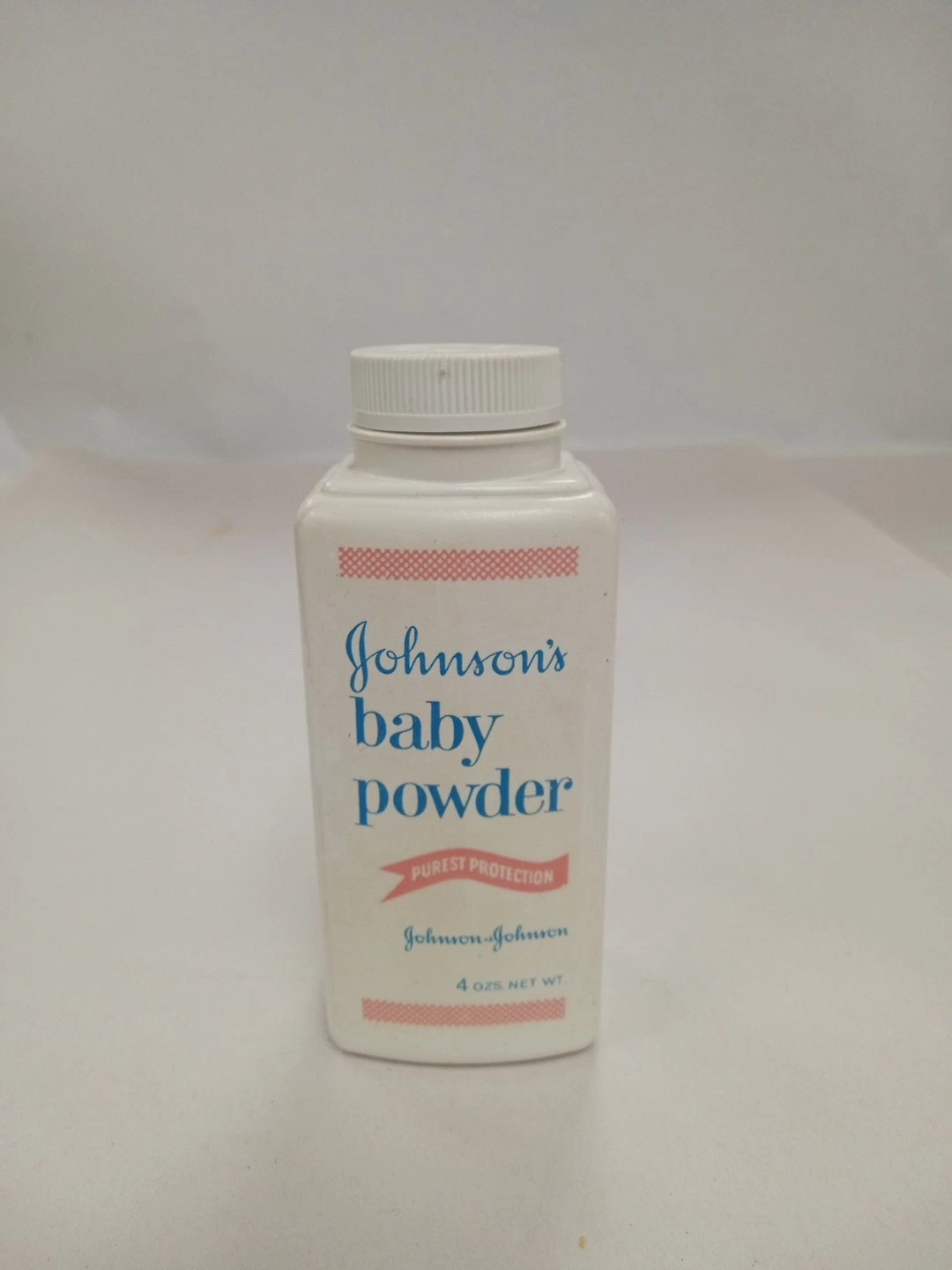 Vintage Limited Johnsons Baby Powder Purest Protection 4 oz 1966 RARE BOTTLE