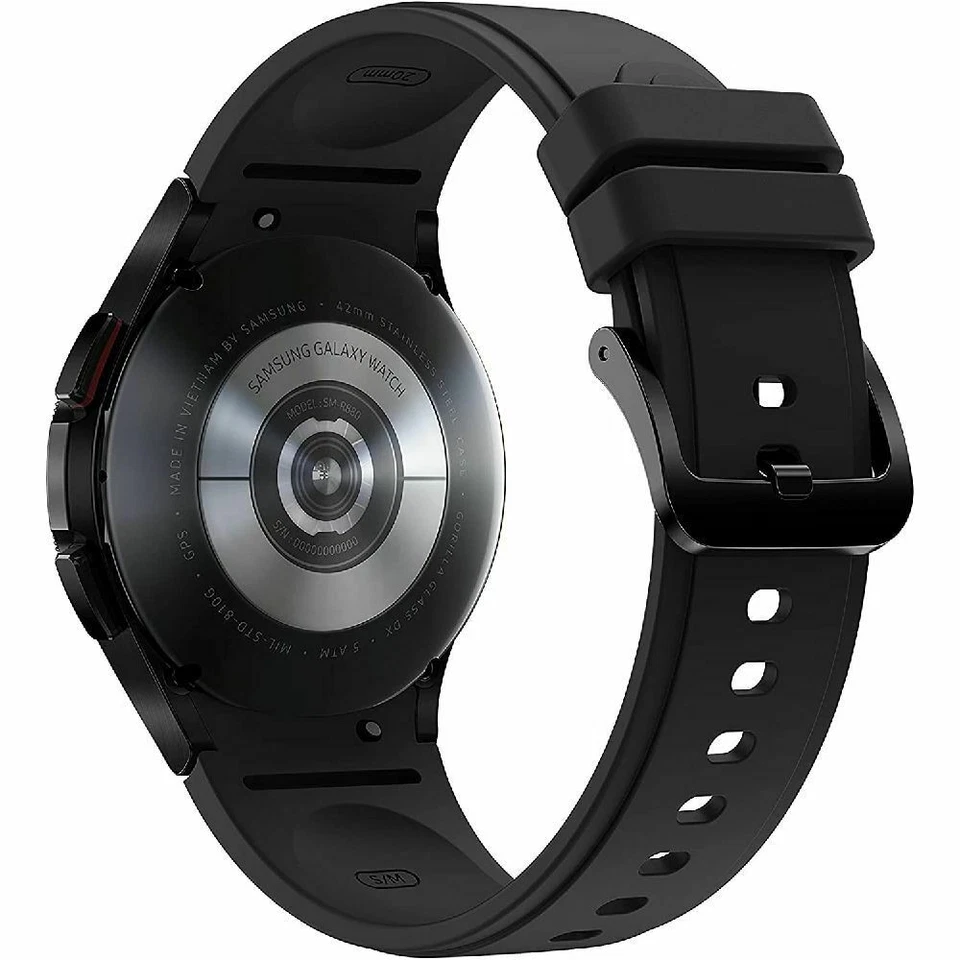 Samsung Galaxy Watch4 Classic WiFi 46 mm (SM-R890F) Schwarz Fitnessuhr Smartwatc - Bild 3 von 4