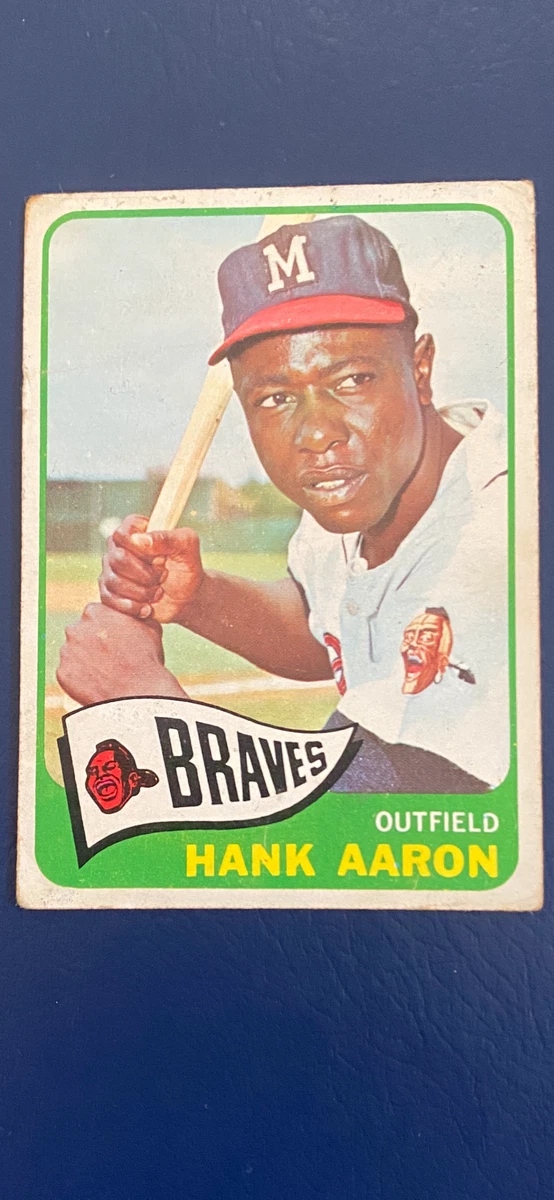 Hank Aaron Milwaukee Braves Baseball Sports Trading Cards