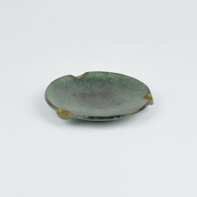Brass Ashtray - Small - Solid - Vintage Brass Ashtray - Design