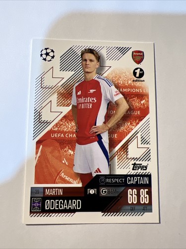 Martin Odegaard TOPPS Match Attax 24/25 FIRST EDITION Card # 39. New