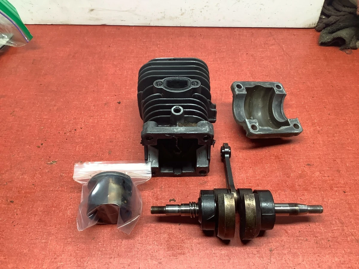 POULAN 221 40CC CHAINSAW ENGINE CYLINDER CRANK PISTON eBay