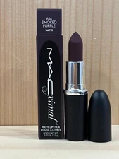 MAC Ximal Matte Lipstick 0.12oz/3.5g ~#614 SMOKED PURPLE ~ Fresh Batch