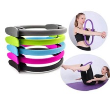 1Pcs Brand New Yoga Fitness Ring Circle Pilates Women Girl Exercise Home Resista