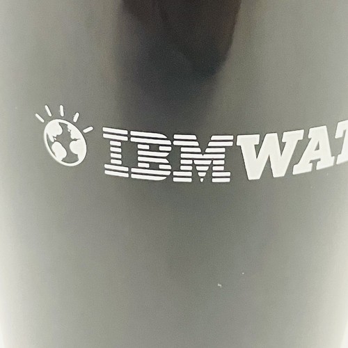 IBM Watson Computer Travel Coffee Mug Cup Black Nerd Fun Tech Computing Data - Picture 2 of 12