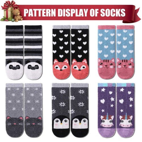 Kids Merino Wool Hiking Socks Toddlers Wool Socks Boys Girls Warm Boot Cozy Thic - Picture 6 of 6