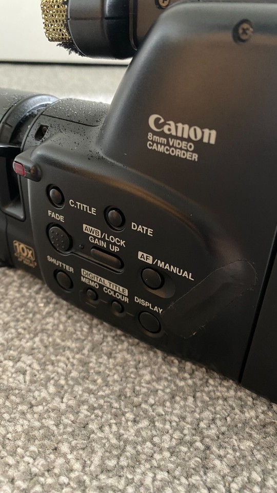 SPARE PARTS Canon Canovision E110 video camcorder Inc Battery 8mm