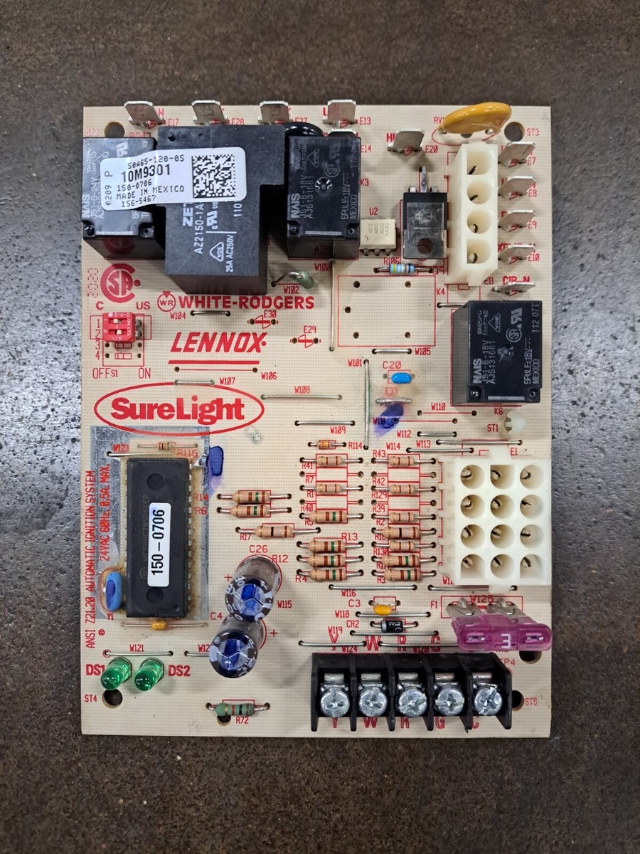 LENNOX 10M9301 SureLight 50A65-120-05 Furnace Control Circuit