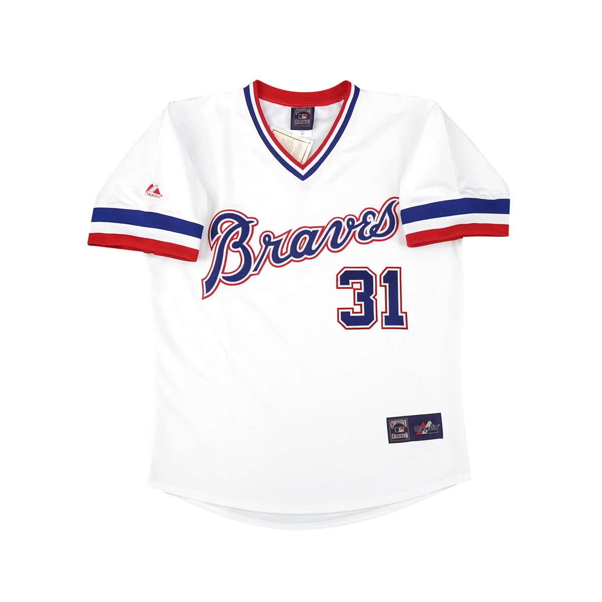 Braves Baseball Dansby Swanson Braves Retro Shirt AUTHENTIC
