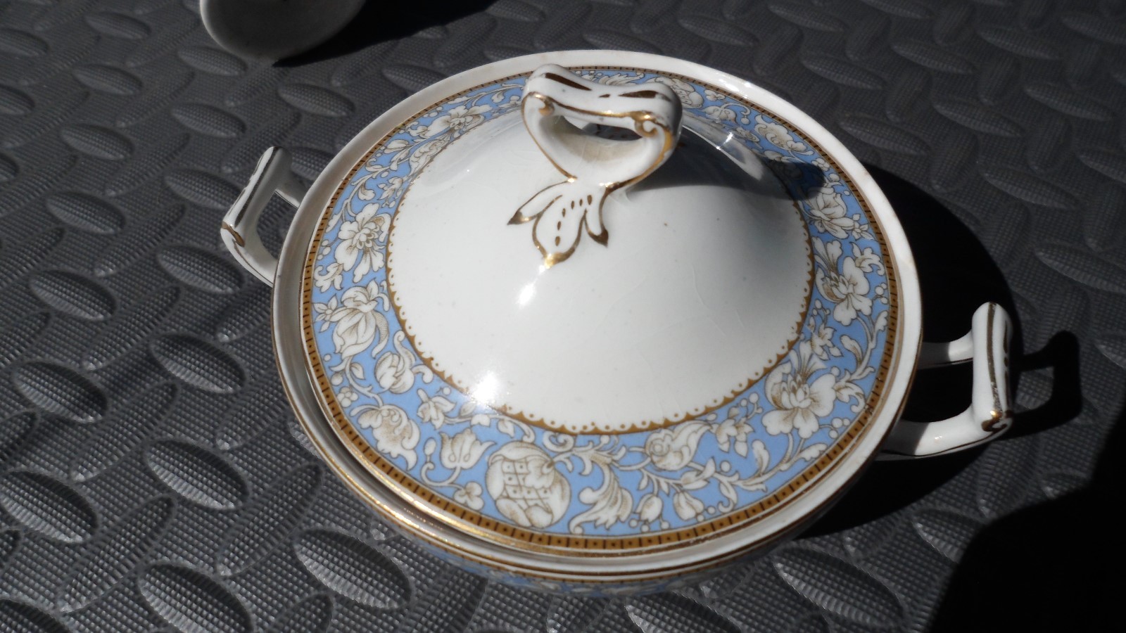 Grindley  Creamer and Covered Sugar Bowl                        