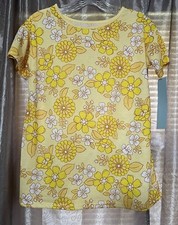 Cat & Jack Girl&rsquo;s Yellow Sleep Dress Size S (6/7) New