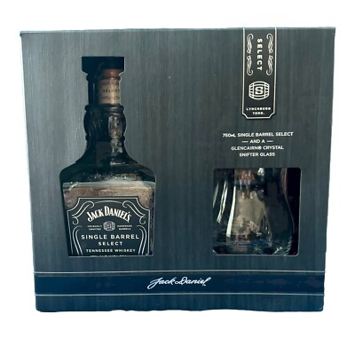 Jack Daniel s Single Barrel Select Empty Bottle 750ml w/ Box & Snifter 9/16/22