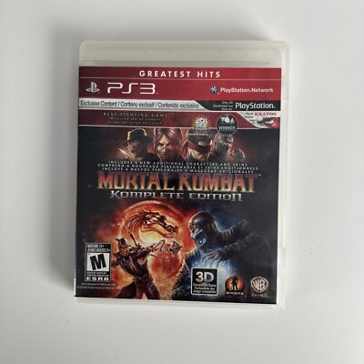 Mortal Kombat: Komplete Edition (Sony PlayStation 3, 2012) PS3