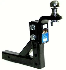 10" Drop Hitch Ball Mount Adjustable Trailer 2" Receiver with 1-7/8" Hitch Ball