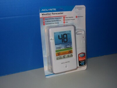Acu-Rite Weather Forecaster Wireless Indoor & Outdoor Temp Indoor Humidity New
