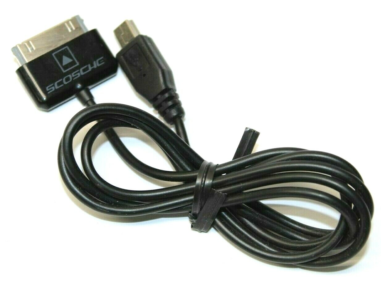 Scosche Mini USB to 30-Pin Sync Charger Cable Cord for iPod 