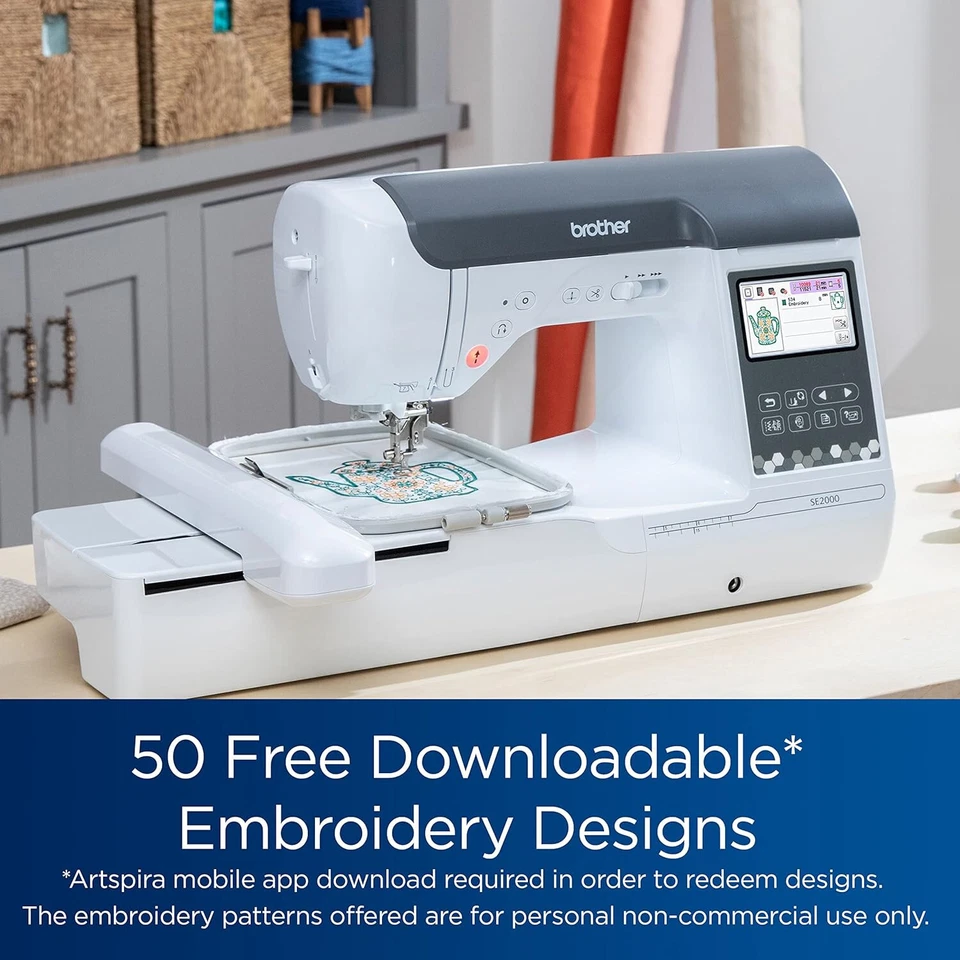 Brother SE2000 Computerized Sewing + Embroidery Machine w/ WiFi - Brand NEW - Image 4 of 4