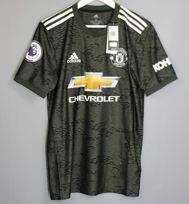 MANCHESTER UNITED 2020 2021 #18 B.FERNANDES AWAY SHIRT FOOTBALL