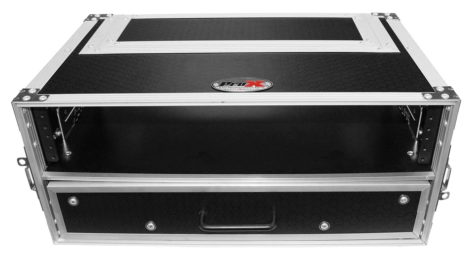 ProX XS-WM2U2DR 2U Rack Case+2U Rack Drawer For 19" Amplifier/Mixer/Mic Receiver - Image 2 of 4