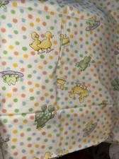 3/4 Yard Little Pond (Ducks, Frogs & Turtles) On The Fabric