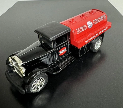 1931 Sterling Amoco Red Crown Tanker Die Cast Metal Coin Bank