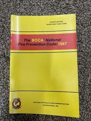 The Boca National Fire Prevention Code 1987 - 7th Edition 
