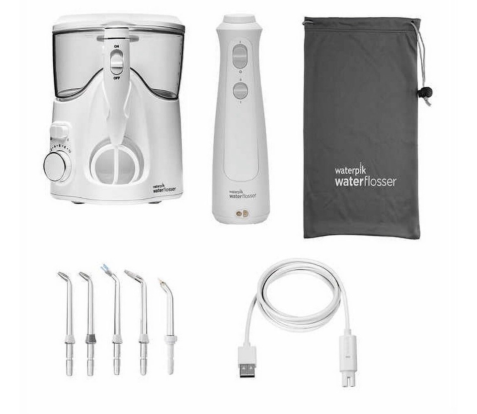 Waterpik Ultra Plus and Cordless Pearl Water Flosser Combo Pack 6978082 73950317153 eBay