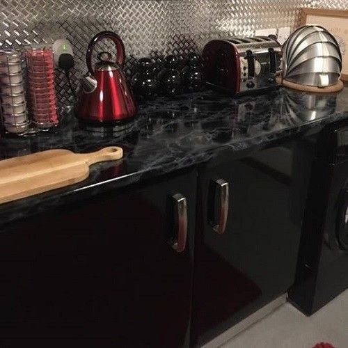 D-C-Fix Gloss Black RAL 9011 Sticky Back Vinyl (346-8348) 67cm x 2m - Image 2