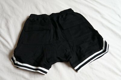 Darc Sport Wolves French Terry Court Shorts Black size Small | eBay