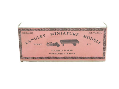 LANGLEY MINIATURE MODELS VO/SS/L SCAMMELL SCARAB LOWSIDE TRAILER 1:76