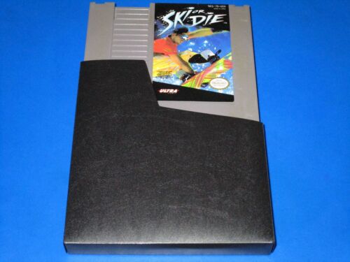 1991 Nintendo NES Ultra Ski or Die Video Game Cartridge w/ Sleeve (Tested) - Photo 1/6