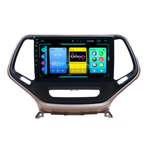 10" Car Android Stereo Radio GPS 8-Core CarPlay 2+32GB For 2015-18 Jeep Cherokee - Bild 1 von 17
