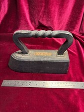 Genuine antique Carron tailors flat iron, c. 1850-1900, made in Scotland