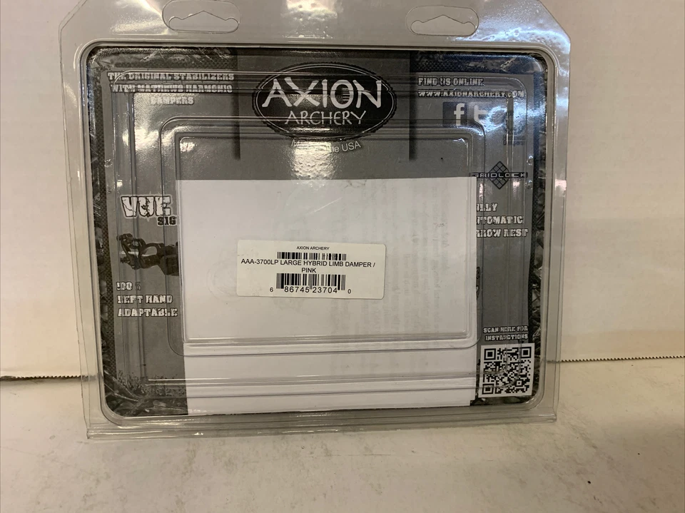 NEW Axion Archery Hybrid Limb Dampers Large Pink - Image 2 of 3