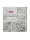 MAKE Market Decor Newsprint Typed Book Newspaper Art Paint Canvas - 8"x8" — photo 1