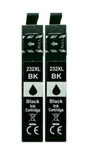 For Epson 232XL Ink Cartridges for Epson XP-4200 XP-4205 WF-2930 -2 Black