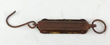 Antique PS&W Co Brass Spring Balance Hanging Scale