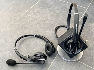 Sennheiser DW Pro 2 Headset Kabellos mit Dockingstation