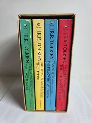 1984 J.R.R Tolkien Ballantine Boxed Set - Books Have June 1983 - Hobbit & LOTR