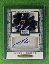 2021 Sage Premier Draft - Autographs Samuel Cooper #A187 (AU, RC)