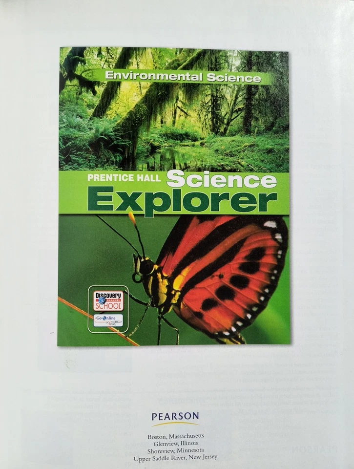 Prentice Hall SCIENCE EXPLORER STUDENT EDITION Environmental Science 6 Books - Image 4 of 4