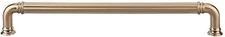 Top Knobs TK327HB Reeded 12" Center to Center Appliance Pull Honey Bronze