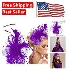Stunning Flower  Feather Headband Fascinator - Perfect for Celebrations