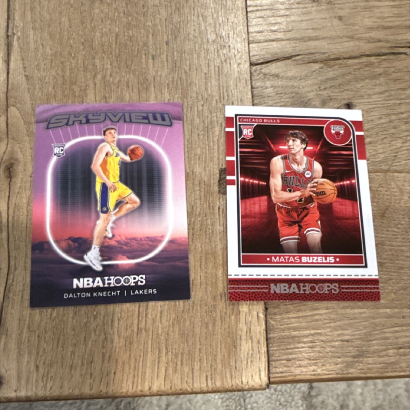 Panini NBA Hoops Rookie Card Lot Dalton Knecht Lakers Matas Buzelis Bulls